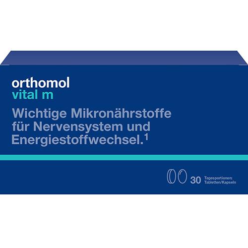 Витамины Orthomol Vital m в таблетках для мужчин. Ортомол витал ф купить в  Москве