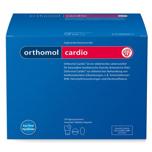 Витамины для сердечно-сосудистой системы Orthomol Cardio (Ортомол Кардио)