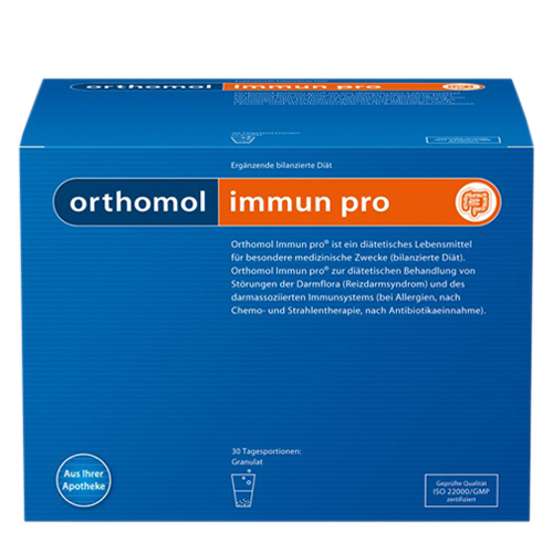 Orthomol Immun pro - профилактика ОРВИ и восстановление микрофлоры кишечника